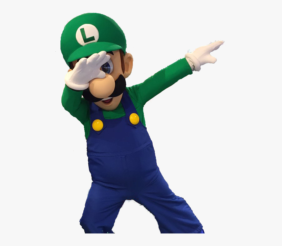 Clip Art Dab Transparent - Luigi Dabbing, Transparent Clipart