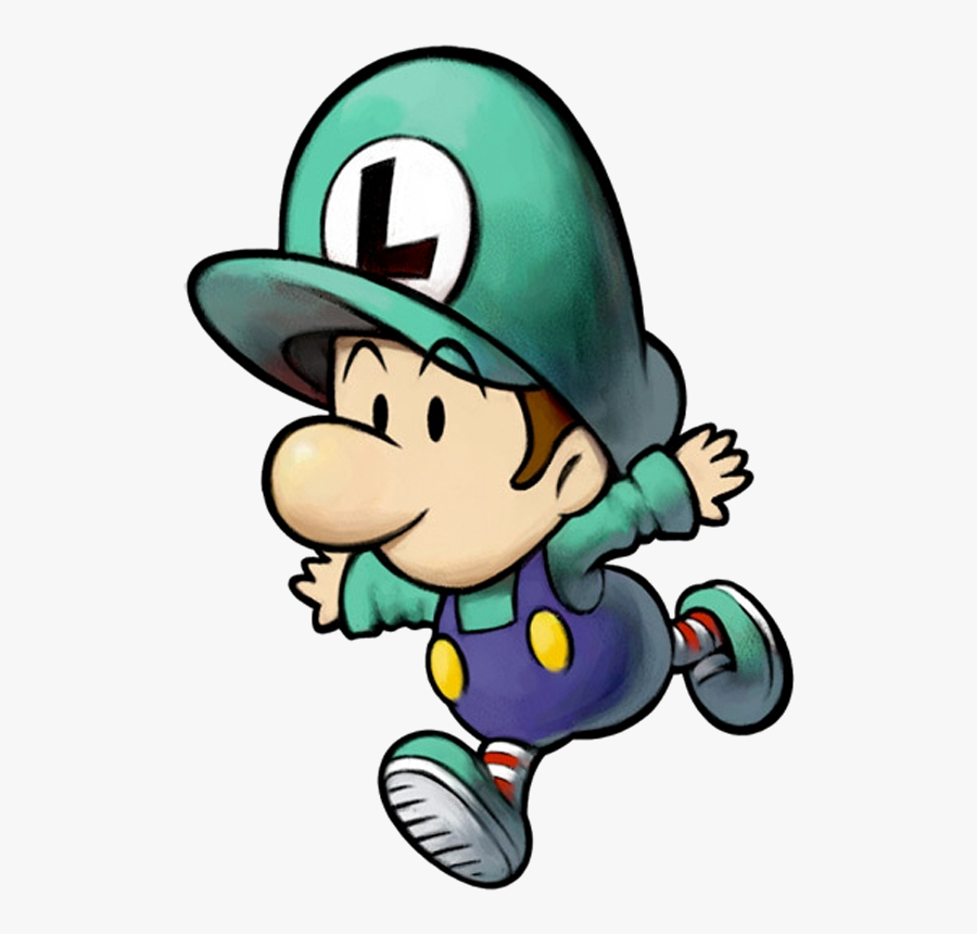Mario And Luigi Partners In Time Clipart And Featured - Yoshi's Island Baby Luigi, Transparent Clipart