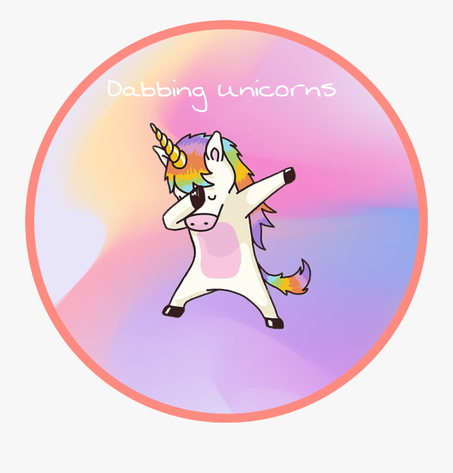 Transparent Careful Clipart - Dabbing Unicorn, Transparent Clipart