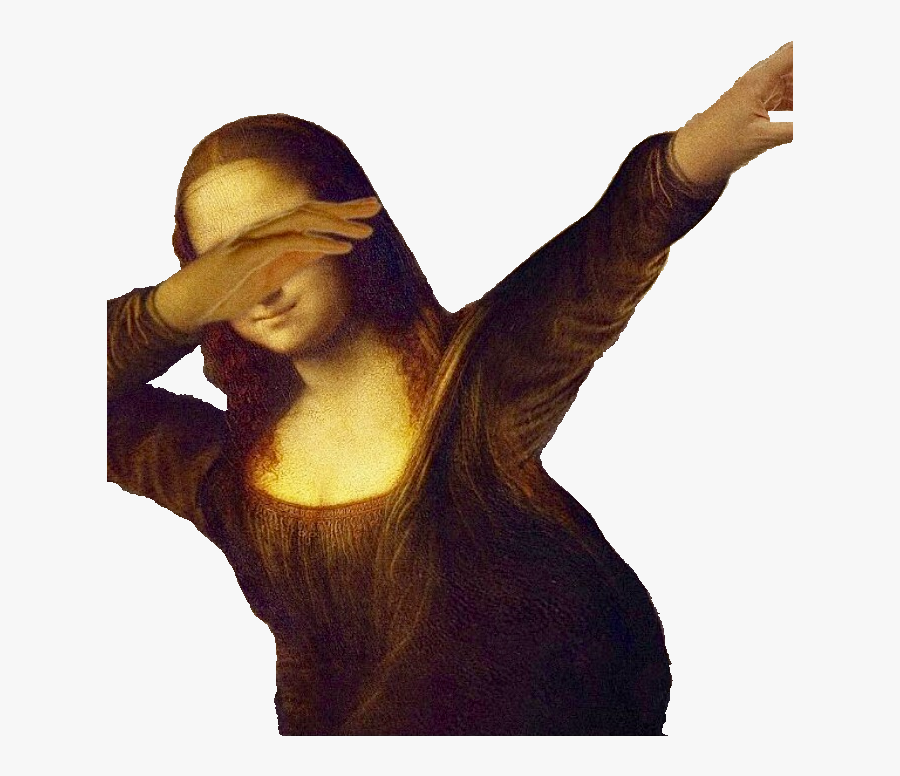 Mona Lisa Dab Png, Transparent Clipart