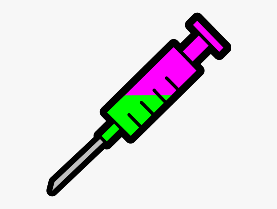 Cartoon Syringe Clip Art - Clipart Syringe Png, Transparent Clipart