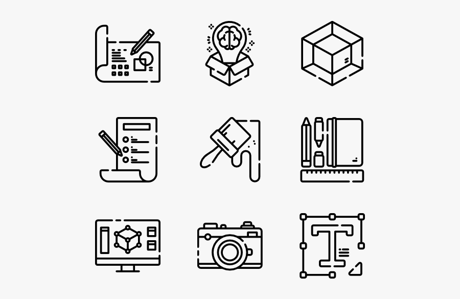 Creative Process - Work Icon, Transparent Clipart