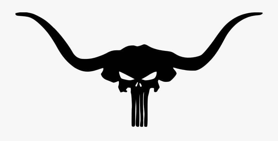 Punisher Longhorn, Transparent Clipart
