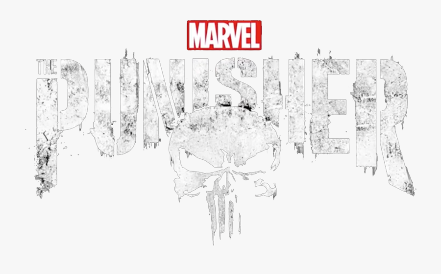 Punisher Logo For The Mods But It"s A Png Now - Marvel Punisher Netflix Logo, Transparent Clipart