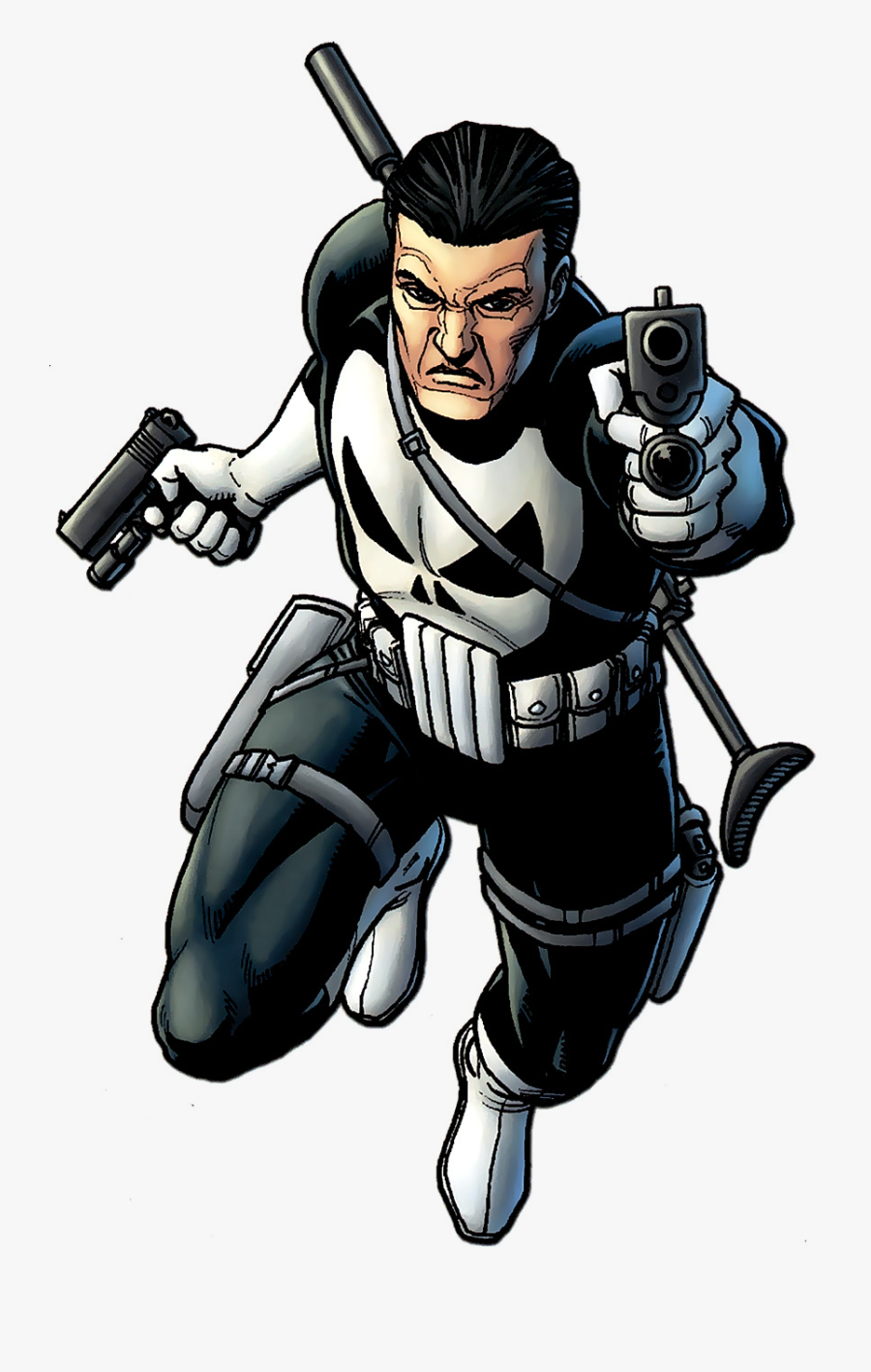 Punisher Transparent Png - Punisher Comic Character, Transparent Clipart
