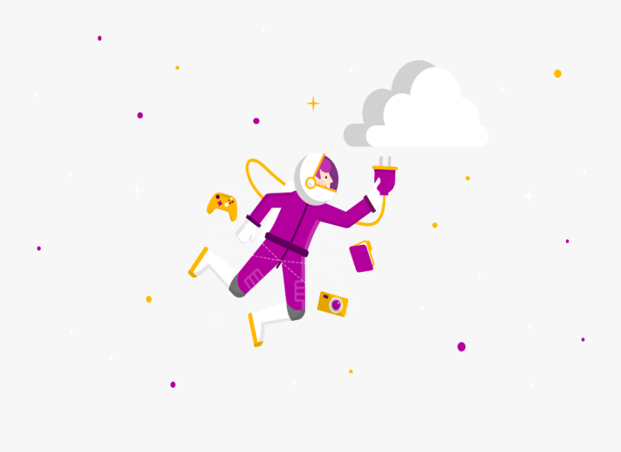 Migrate To The Cloud - Illustration, Transparent Clipart