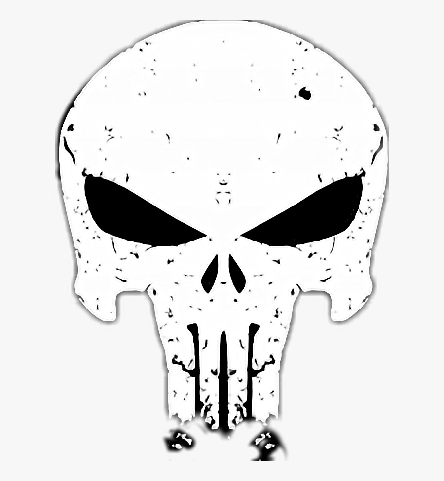 #punisher - Punisher Logo, Transparent Clipart