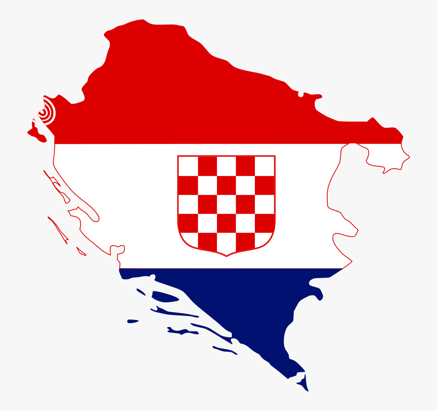 File Flag Map Of - Independent State Of Croatia Flag Map, Transparent Clipart