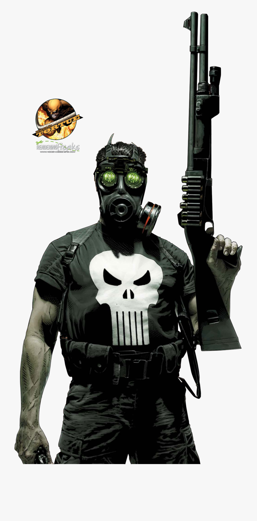 Punisher-sigtutorials - Punisher No - 57 Cover - Punisher - Punisher Render, Transparent Clipart