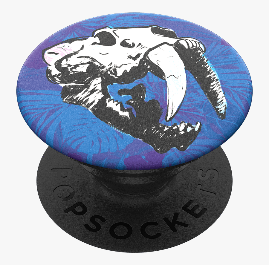 Transparent Saber Tooth Tiger Png - Popsockets Twist Black Aluminum, Transparent Clipart