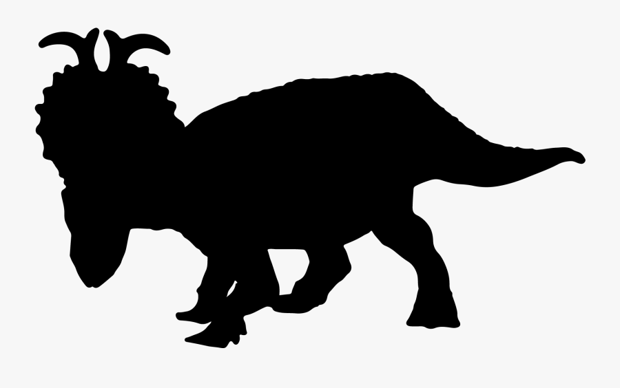 Clipart Dinosaur Stencil - Pachirinosaurus Toy, Transparent Clipart
