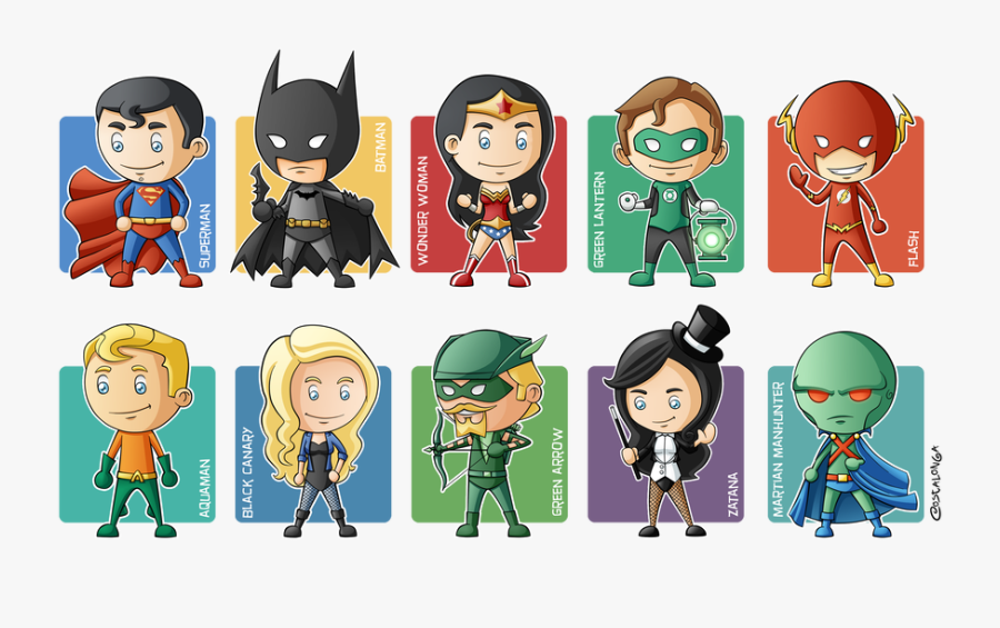 Aquaman Clipart Justice League Unlimited - Justice League Chibi Clipart, Transparent Clipart