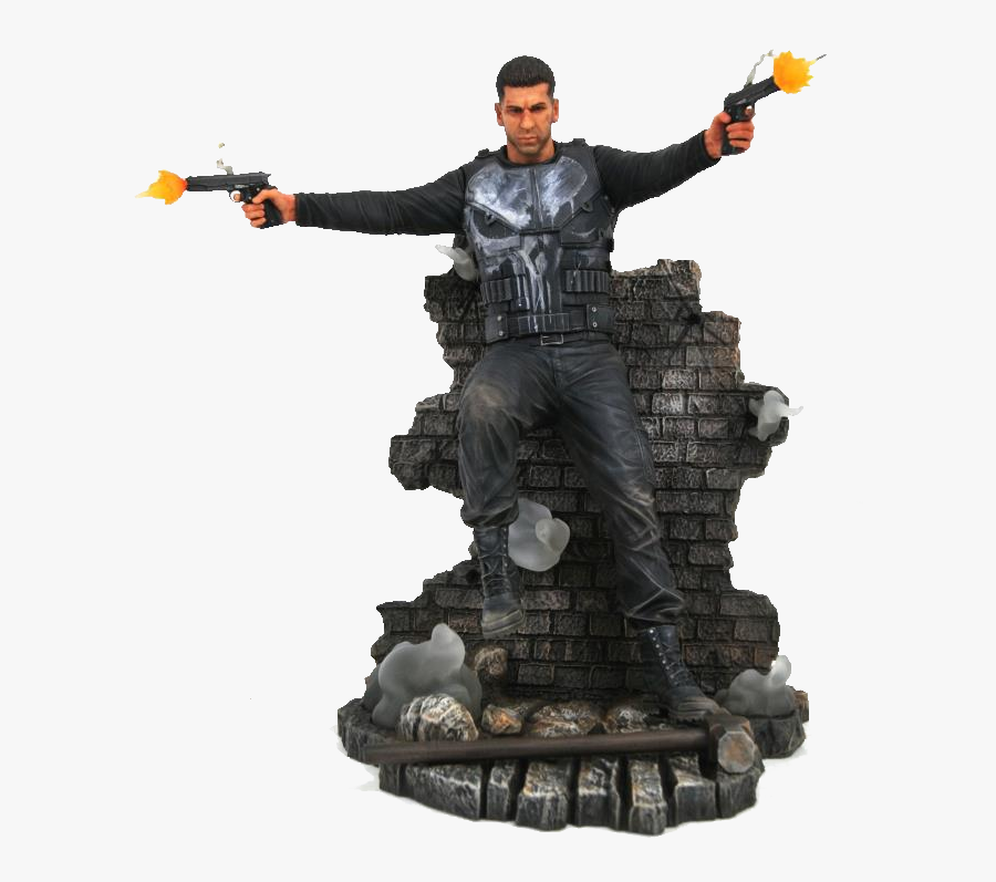 Punisher Netflix Statue - Punisher Netflix, Transparent Clipart