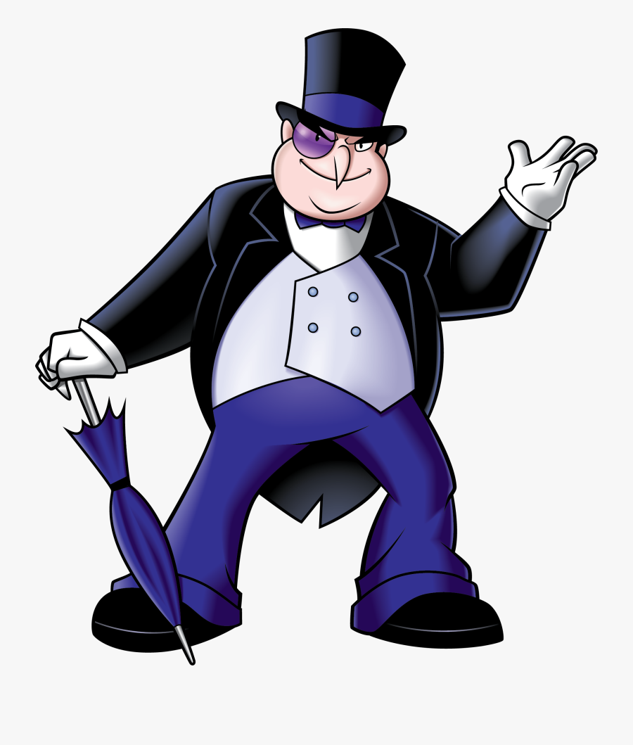 Justice League Action Penguin - Cartoon, Transparent Clipart