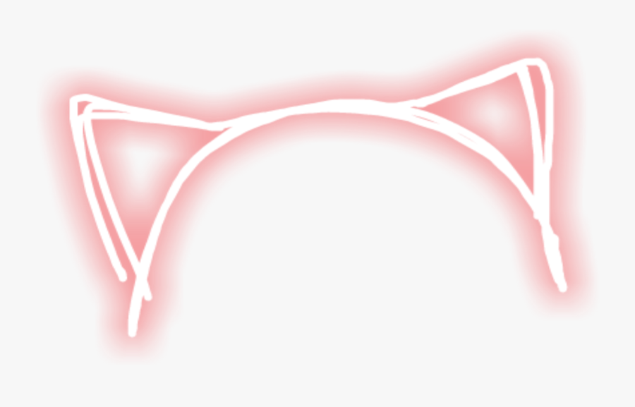 Pink Cat Portable Network Graphics Image Ear - Aesthetic Cat Ears Png, Transparent Clipart