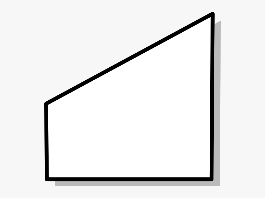 Trapezium 2 Clip Art - Trapezoid Vector Fill, Transparent Clipart
