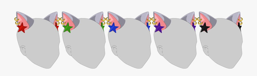 Kitty Ears Png, Transparent Clipart