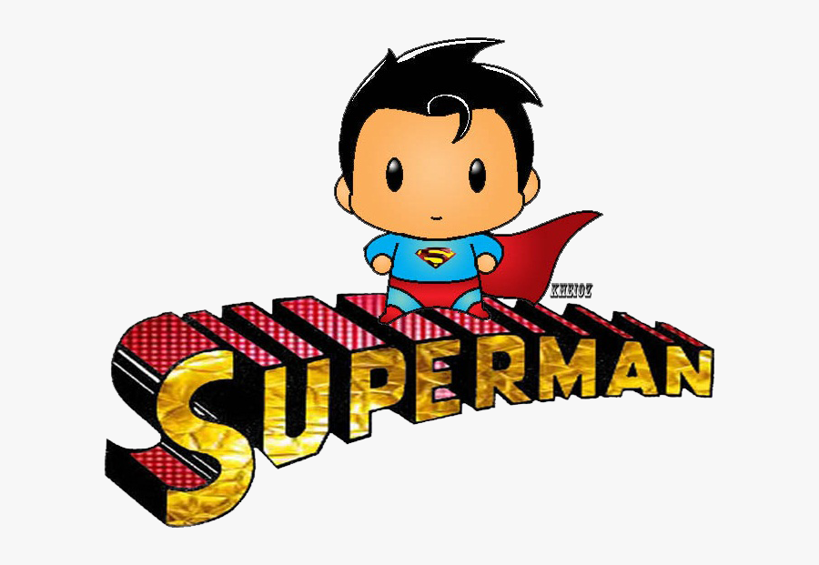 Chibi Clipart Justice League - Superman Jerry Siegel And Joe Shuster, Transparent Clipart