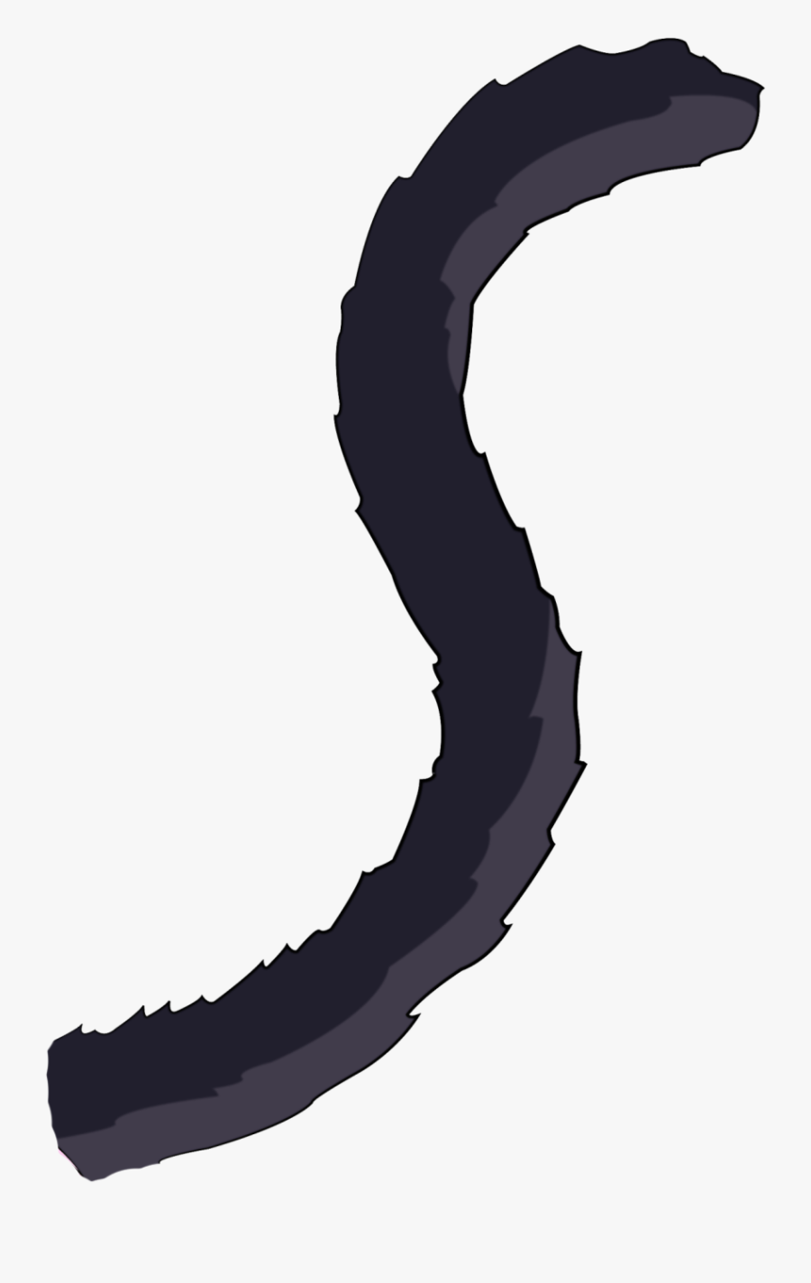Felidae Tail Catgirl - Catgirl Tail Png, Transparent Clipart