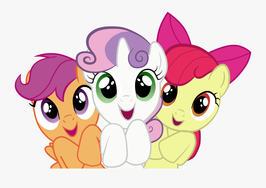 Cat Ears For Fillies [random][comedy][alt - Cutie Mark Crusaders Png, Transparent Clipart