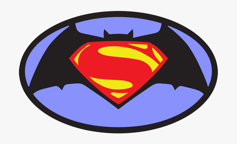 Batman V Superman Logo Vector - Batman Vs Superman Log, Transparent Clipart