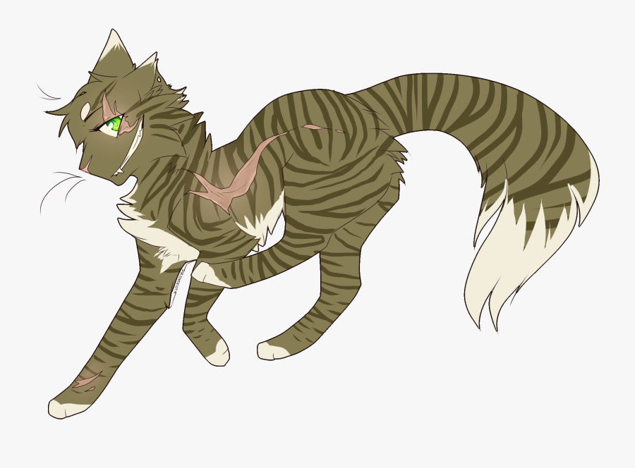 Cat Warriors Rainflower - Cat Yawns, Transparent Clipart