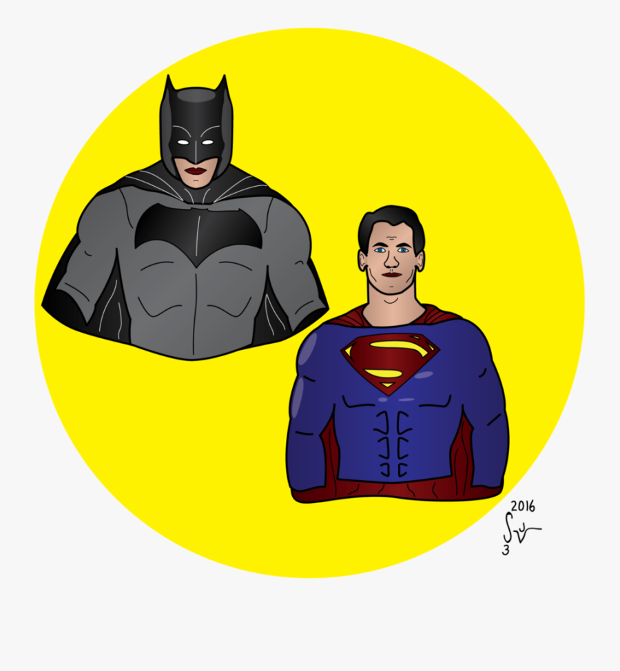 Henry Cavill And Ben Affleck - Batman V Superman: Dawn Of Justice, Transparent Clipart