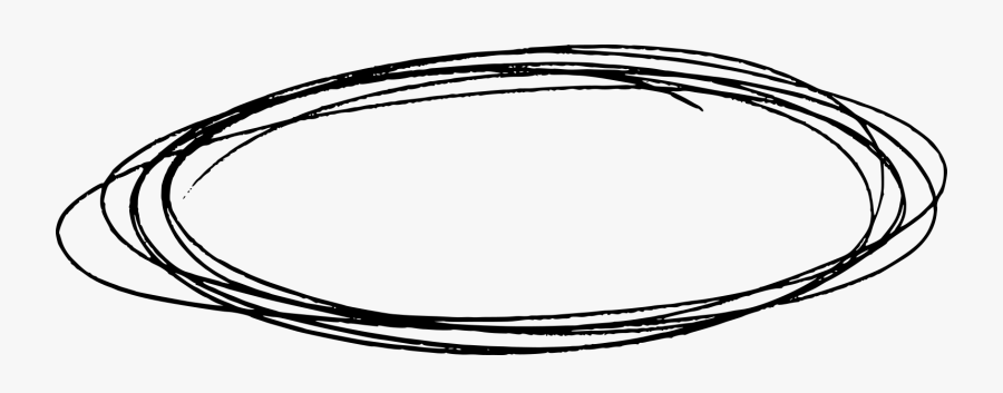 Transparent Background Scribble Circle, Transparent Clipart