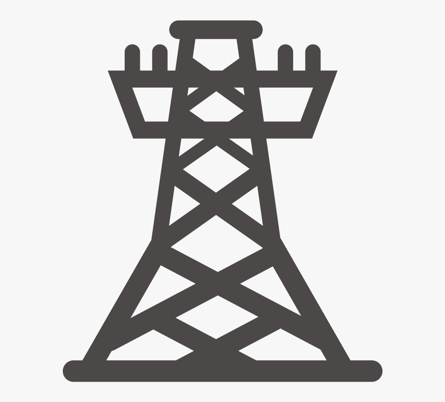 Oil Tower Vector - Animated Cell Tower, Transparent Clipart