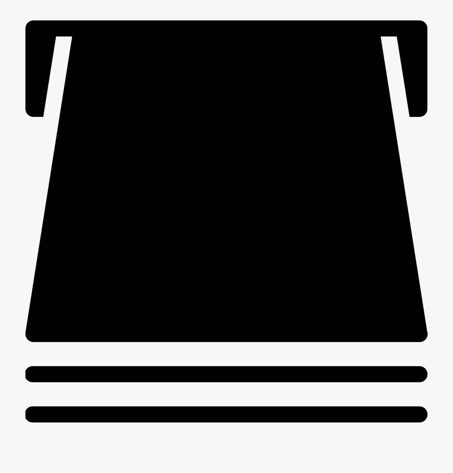 Trapezoid Filled In Black Png - Tablet Computer, Transparent Clipart