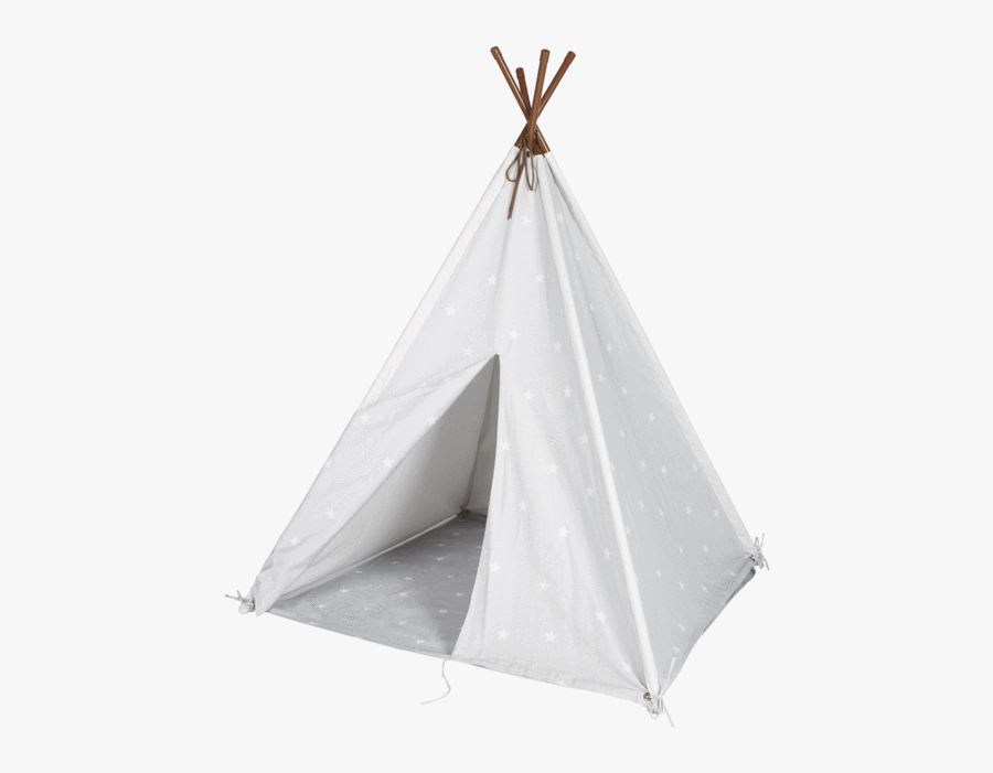 Play Teepee, Grey Stardust - Tent, Transparent Clipart