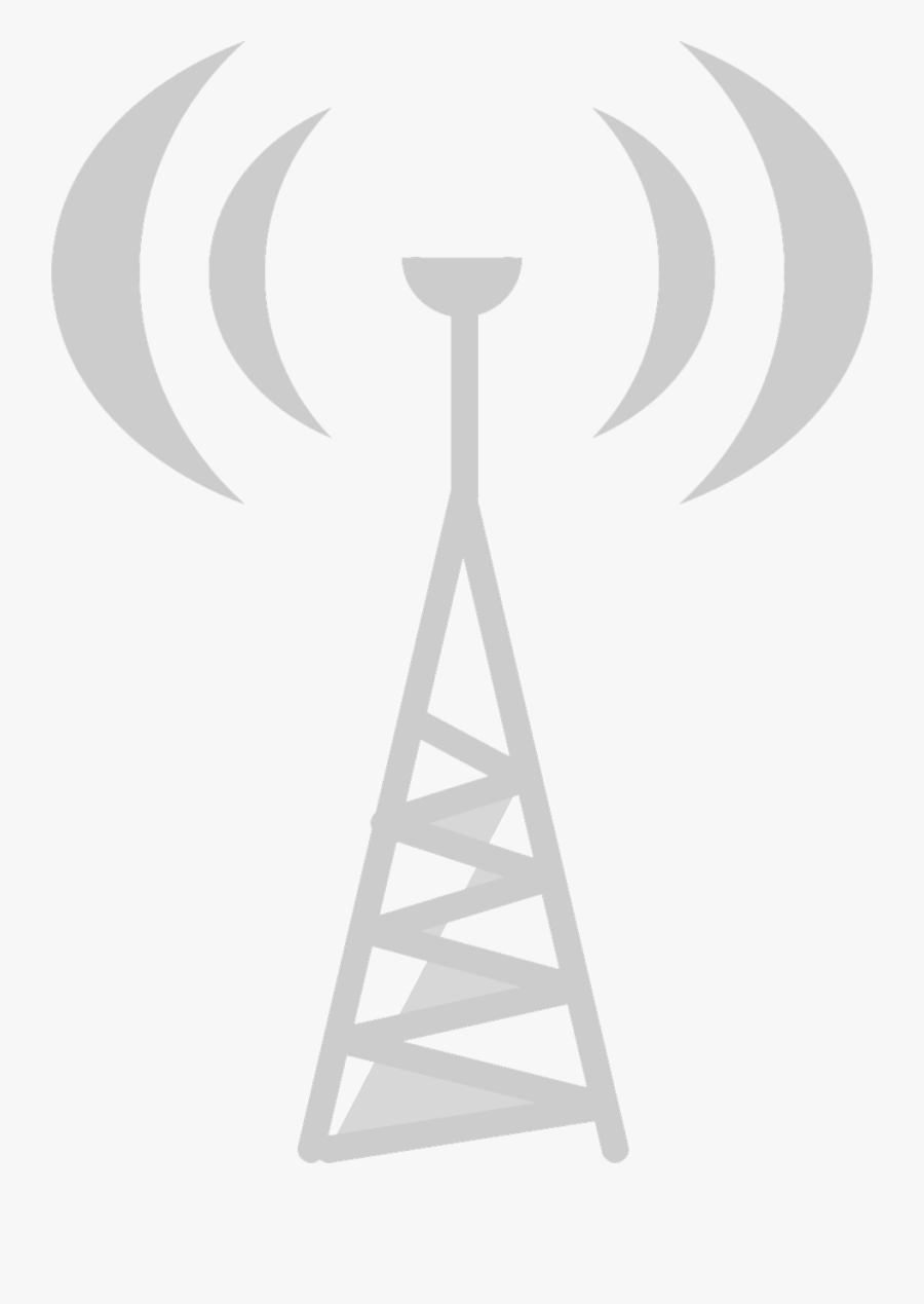Radio Antenna Logo, Transparent Clipart