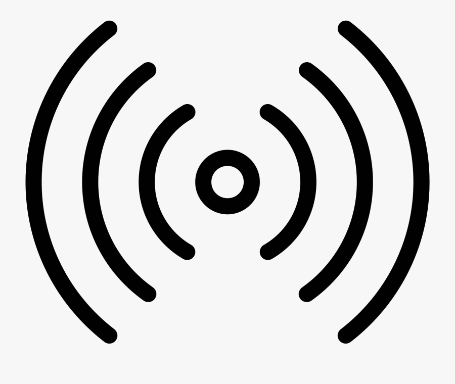 First Radio Waves - Rfid Svg Free, Transparent Clipart