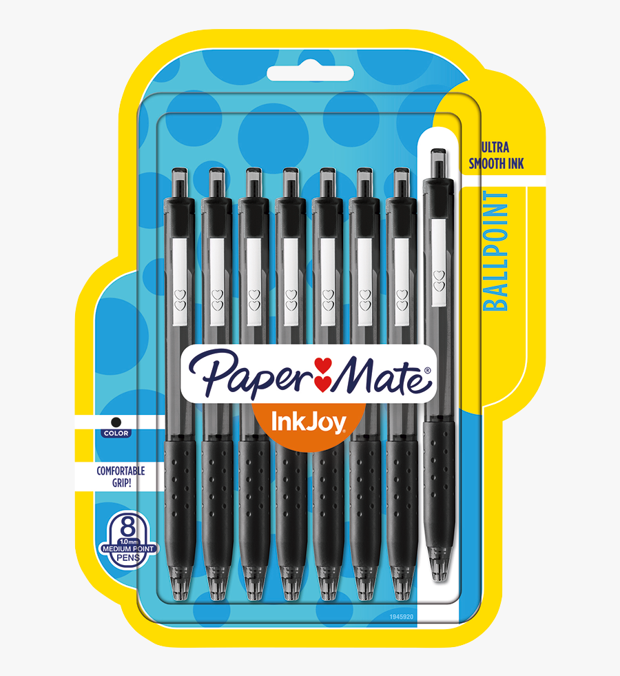 Transparent Hand Holding Pencil Clipart - Paper Mate Ballpoint Pen, Transparent Clipart