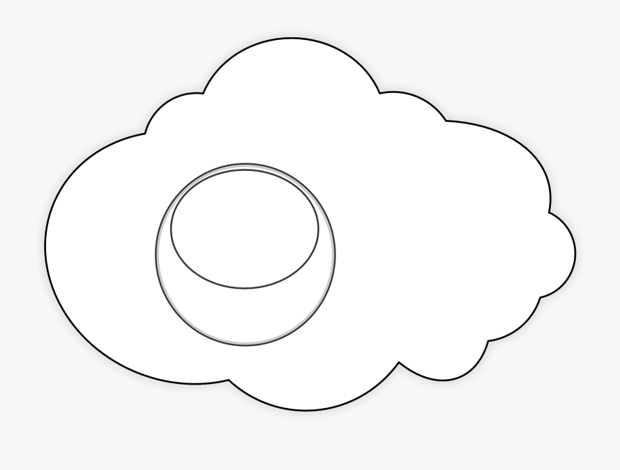Transparent Eggs Clipart Black And White - Circle, Transparent Clipart