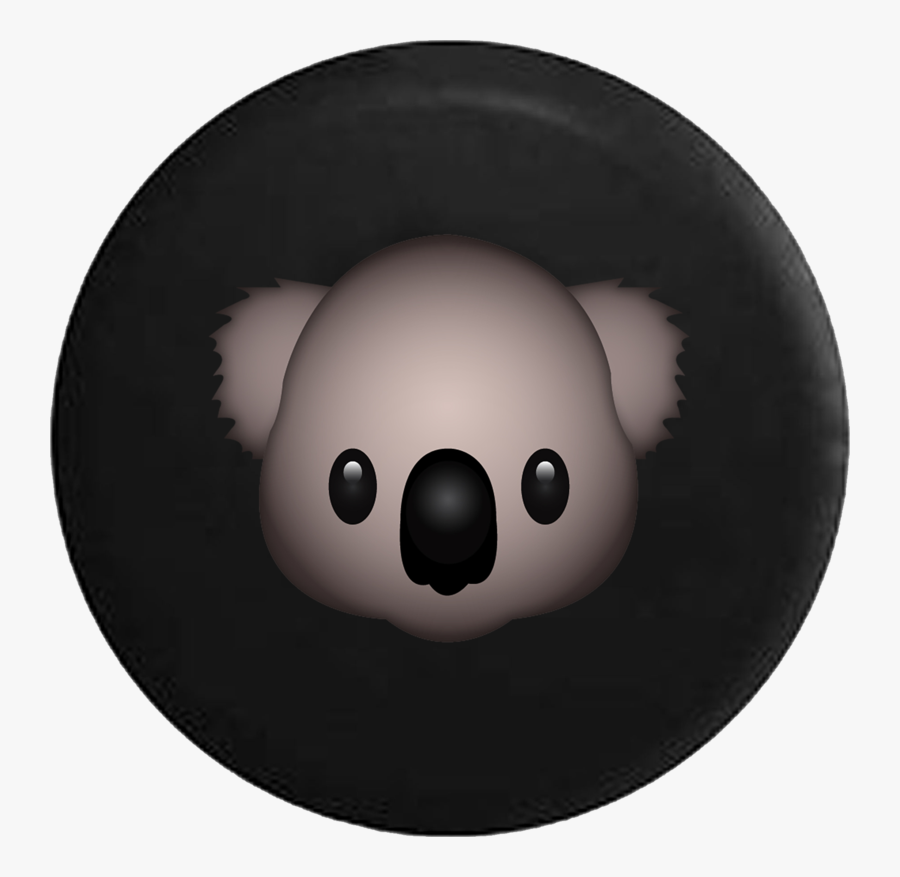 Cute Koala Bear Text Emoji - Koala, Transparent Clipart
