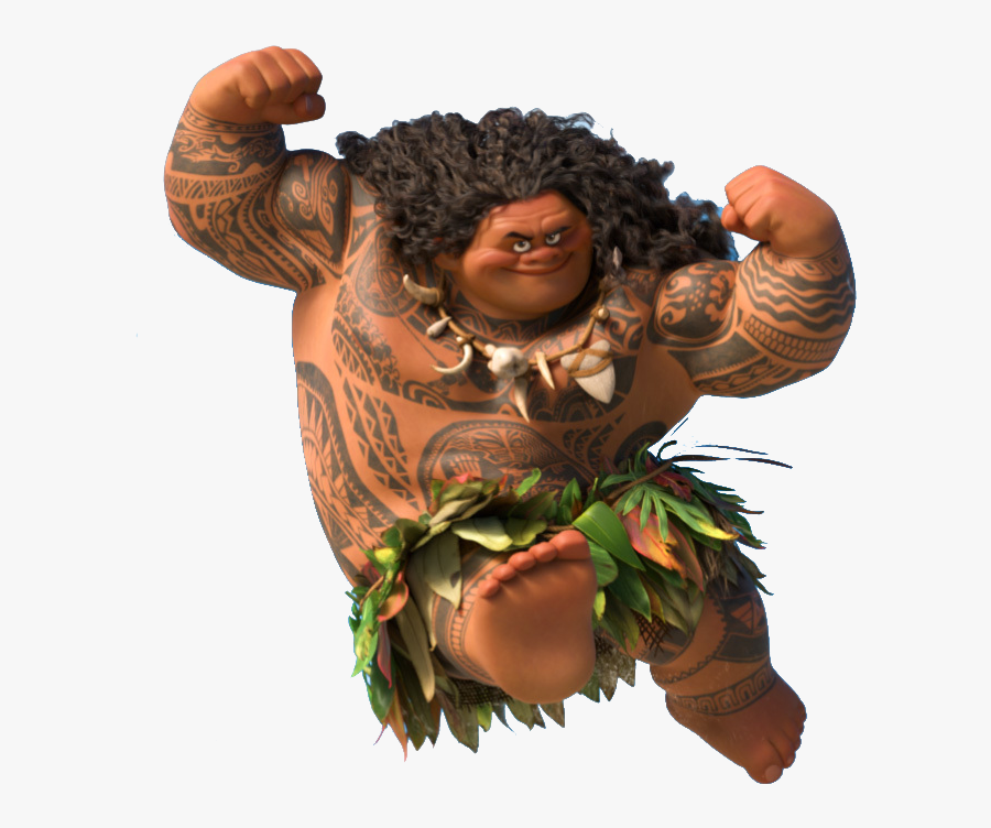 Moana Maui Background Tattoos Png - Moana All The Characters, Transparent Clipart