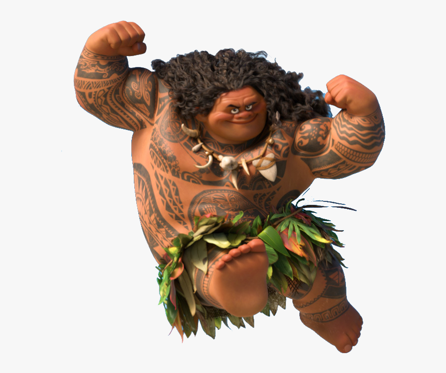 Moana Maui Background Tattoos Png - Moana All The Characters , Free