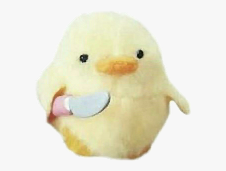 #baby #chick #knife #murder #angry - Stabby Chick, Transparent Clipart