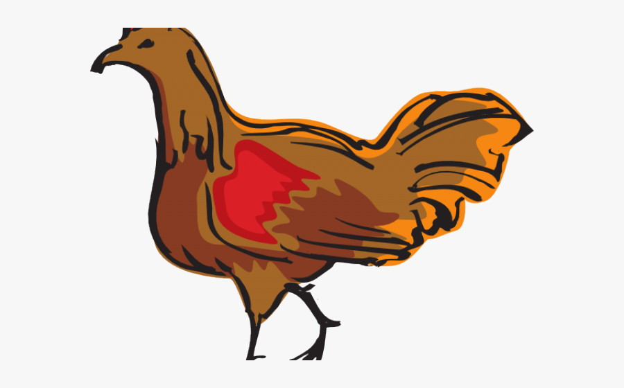 Chicken Clipart Walking - Chicken Walking Clipart, Transparent Clipart