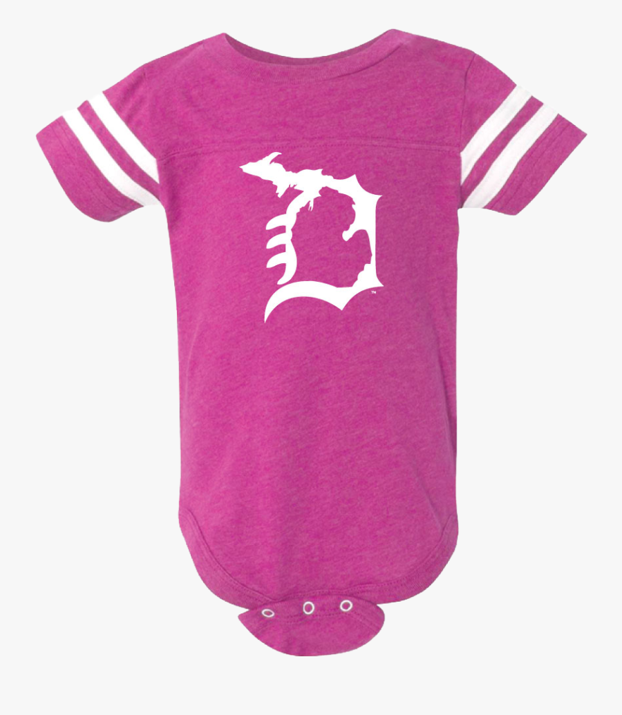 Michigan D Infant Football Onesies - Michigan, Transparent Clipart