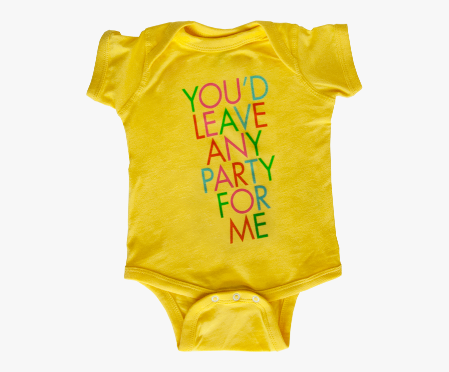 Feistyou"d Leave Any Party For Me Baby Onesie - Swimwear, Transparent Clipart