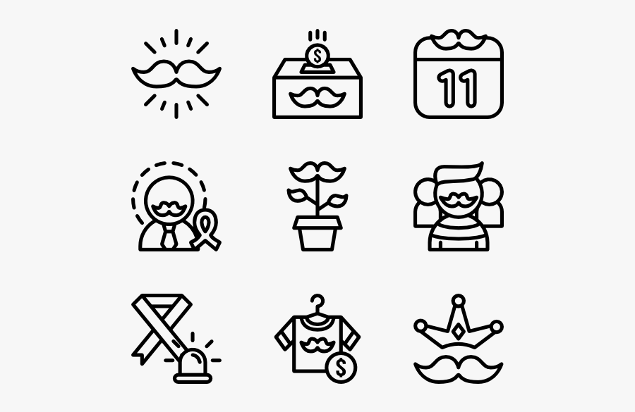 Movember - Sale Icon Png, Transparent Clipart