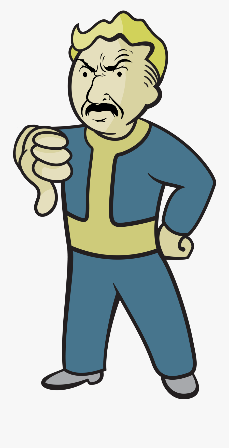 Fallout 4 Minecraft Standing Male Human Behavior Clip - Fallout 4 Vault Boy Transparent, Transparent Clipart