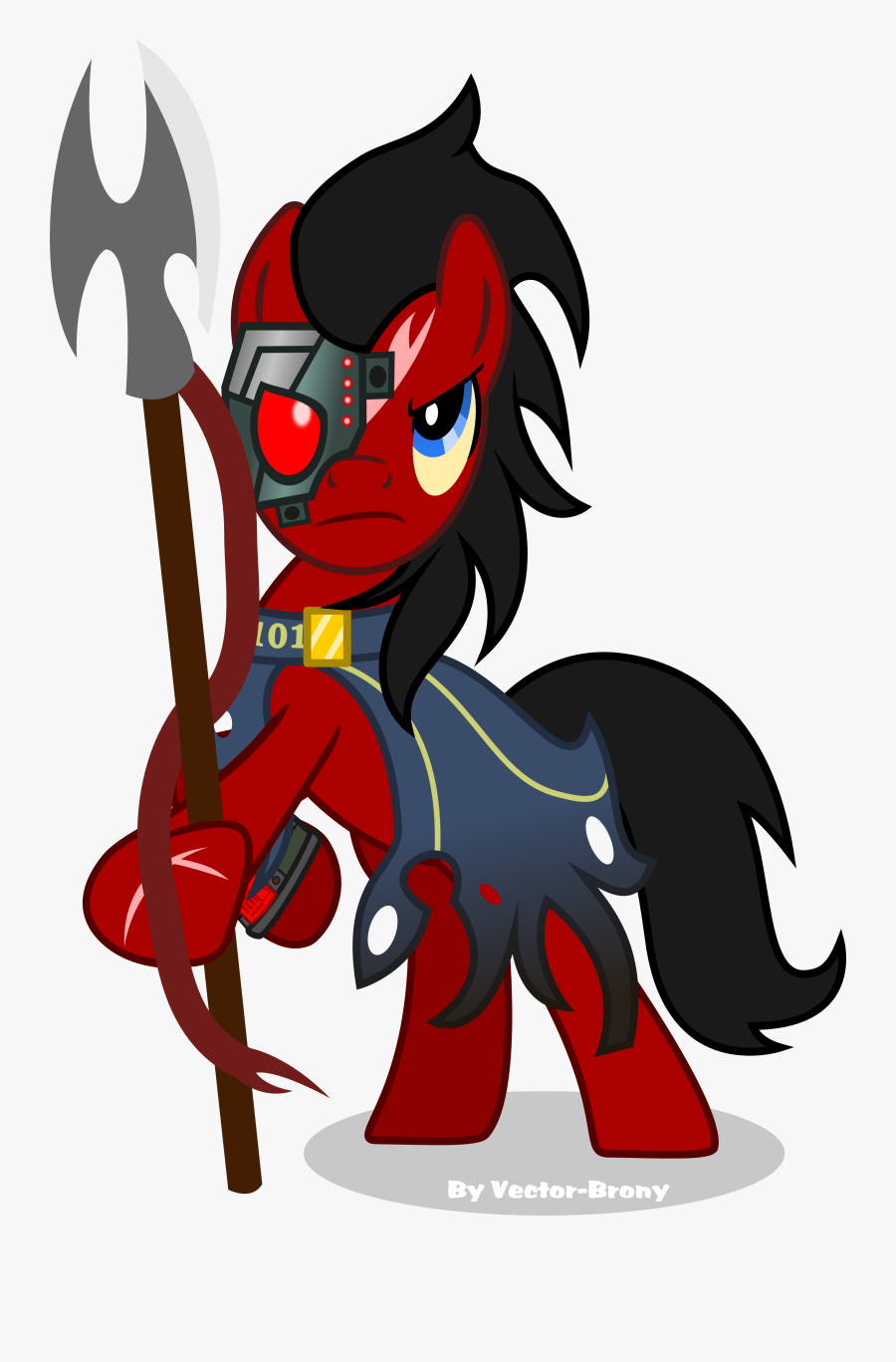 Red Eye By Vector Brony - Fallout Equestria Red Eye, Transparent Clipart