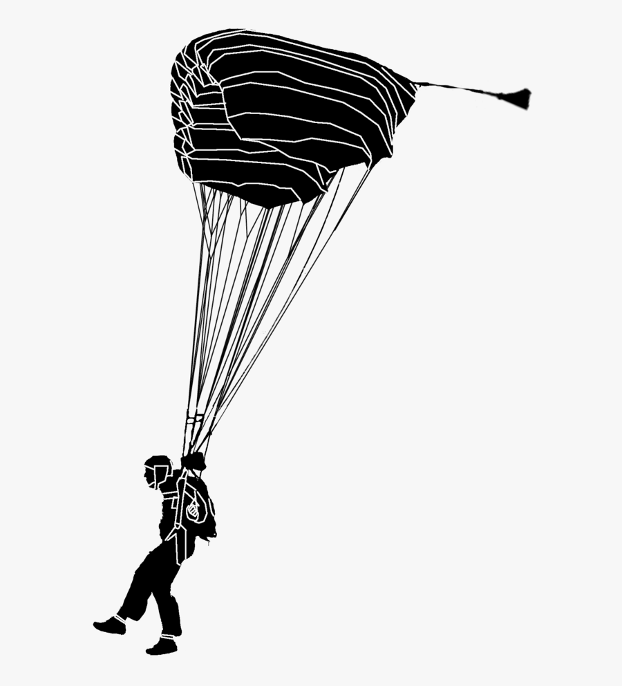 Parachute - Skydiver Png, Transparent Clipart