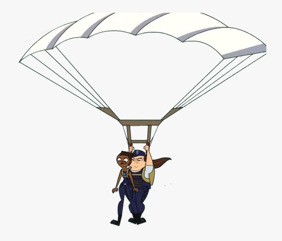 Parachute Clipart Parachute Guy - Total Drama Parachute, Transparent Clipart