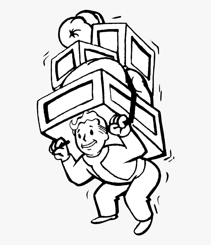 Fallout New Vegas Perk Strong Back, Transparent Clipart