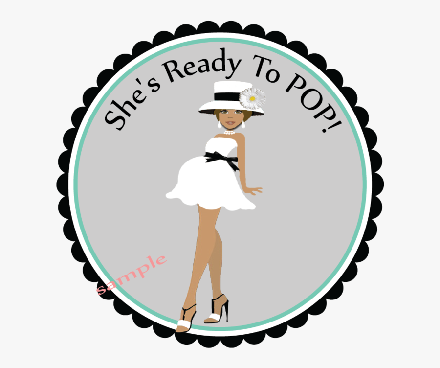 Circle Button Png Clipart , Png Download - Logo Sticker Cupcake, Transparent Clipart