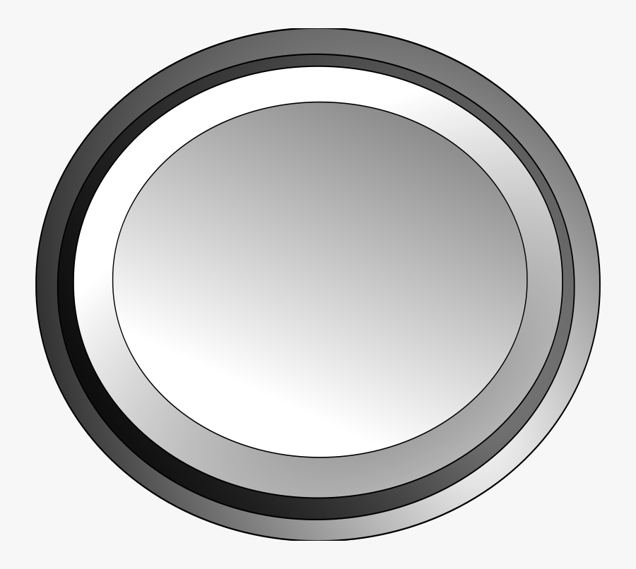 White Circle Button - Button .png Circle, Transparent Clipart